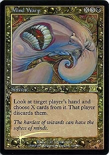 【Foil】(Promo-FNM)Mind Warp/精神歪曲【英語】